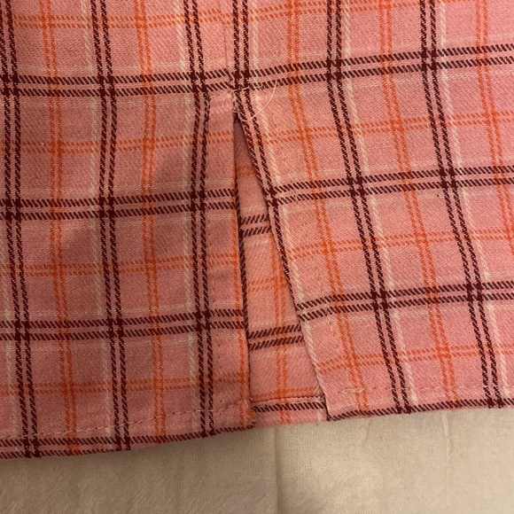 Plaid pink skirt for sale! - Picture 3 of 3